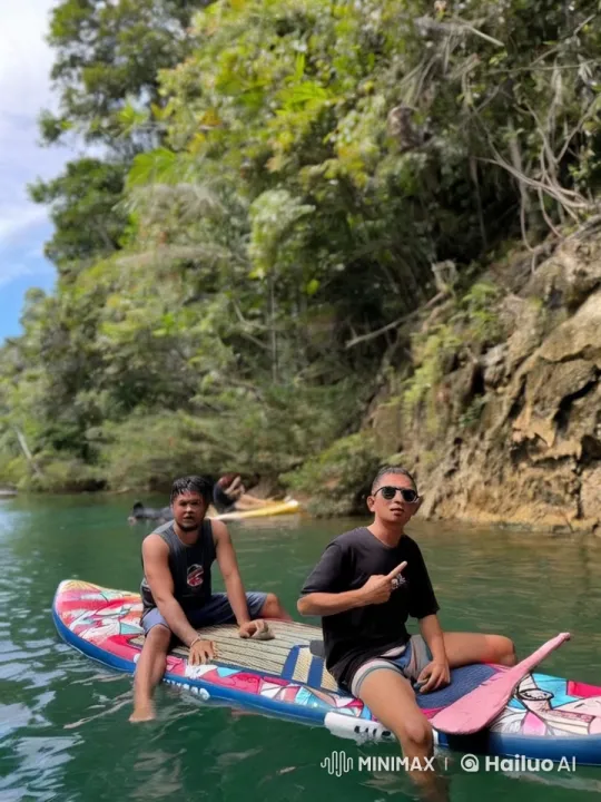 Kung Fu Battle on a River Surfboard – AI Generated Video | Hailuo AI