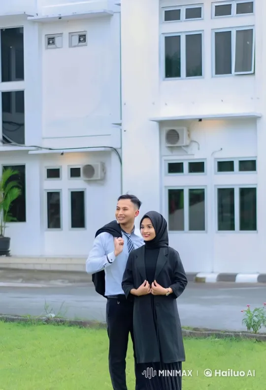 Couple Practicing Synchronized Kung Fu Outside Modern Building – AI Generated Video | Hailuo AI