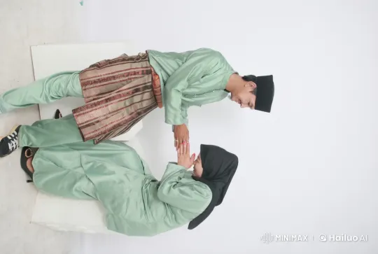 Traditional Green Attire Kungfu Fight Performance – AI Generated Video | Hailuo AI