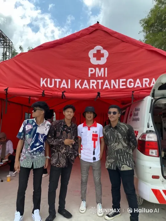 PMI Kutai Kartanegara Tent: Young Men's Playful Kung Fu – AI Generated Video | Hailuo AI