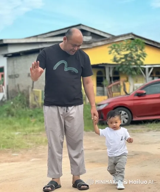 Mentor and Child Walk Through Rural Serenity – AI Generated Video | Hailuo AI