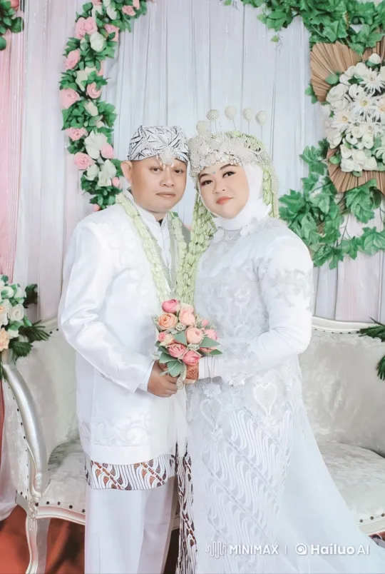 Elegant Live2D Wedding Scene with Bride and Groom – AI Generated Video | Hailuo AI