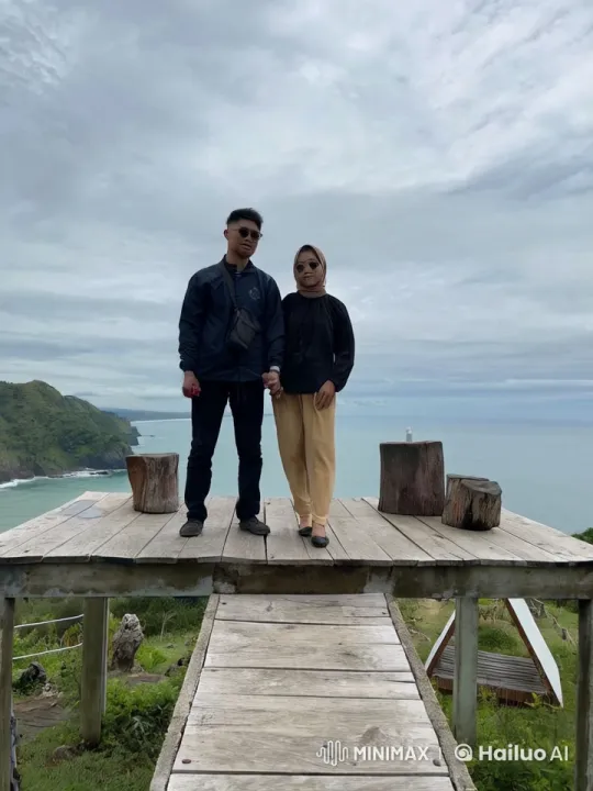 Couple Performs Kungfu on Coastal Cliff with Dramatic Views – AI Generated Video | Hailuo AI