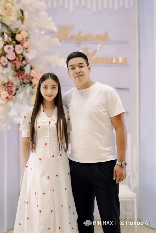 Couple's Energetic Kung Fu Battle in Floral Setting – AI Generated Video | Hailuo AI