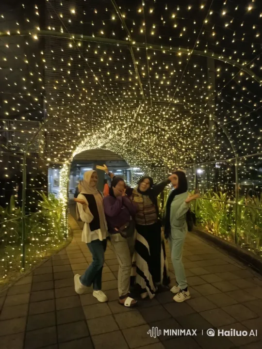 Friends Engage in Joyful Kung Fu Battle Under Sparkling Lights – AI Generated Video | Hailuo AI
