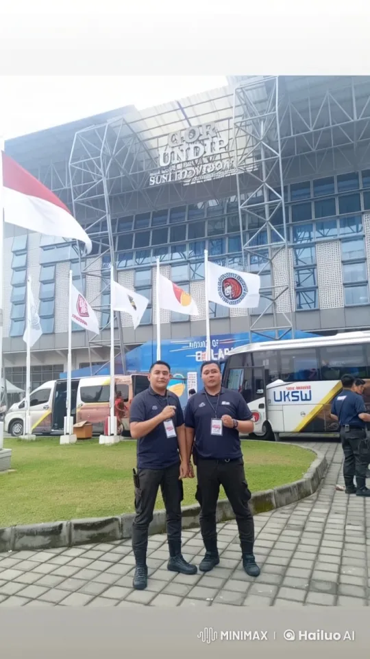 Kung Fu Display in Front of UNDIP Building – AI Generated Video | Hailuo AI