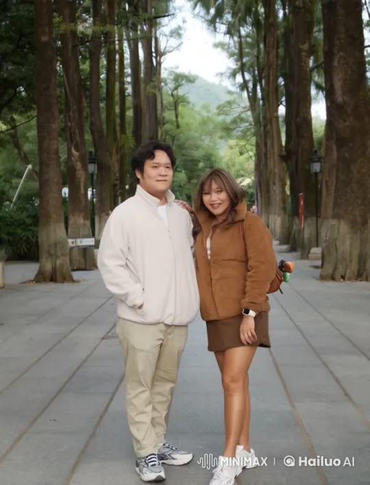 Couple's Intense Martial Arts Battle in Tranquil Park – AI Generated Video | Hailuo AI