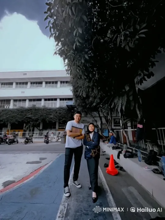 Kungfu Display by Two Individuals Near School – AI Generated Video | Hailuo AI
