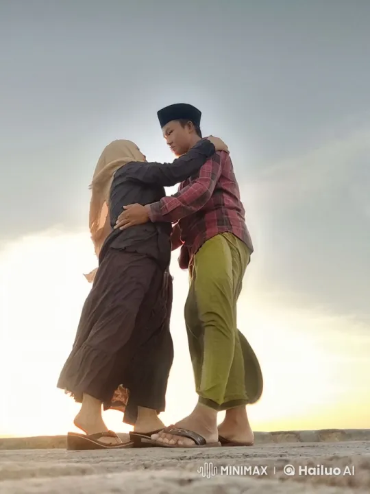 Casual Encounter Leads to Intense Sunset Kung Fu Duel – AI Generated Video | Hailuo AI
