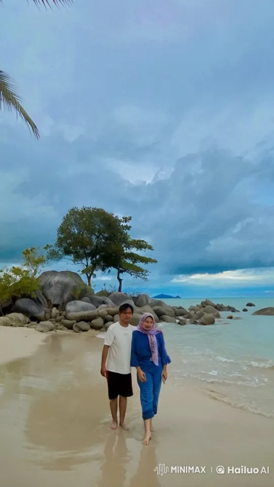 Kung Fu Practitioners Display Skill on Tranquil Beach – AI Generated Video | Hailuo AI