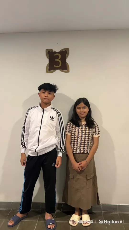 Indoor Kung Fu Fight Scene with Boy and Girl – AI Generated Video | Hailuo AI