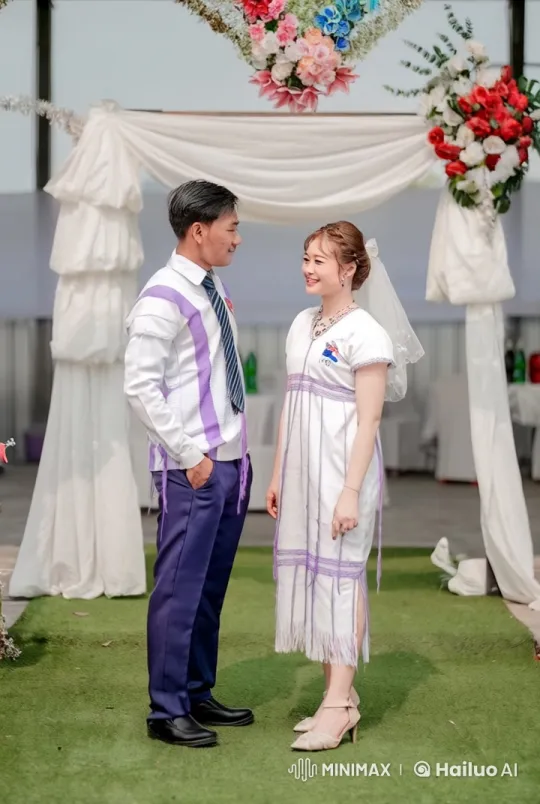 Traditional Attire Kung Fu Sparring Under Decorated Archway – AI Generated Video | Hailuo AI