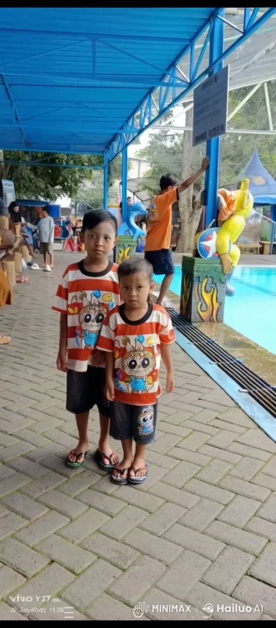 Boys Practice Martial Arts by the Pool – AI Generated Video | Hailuo AI