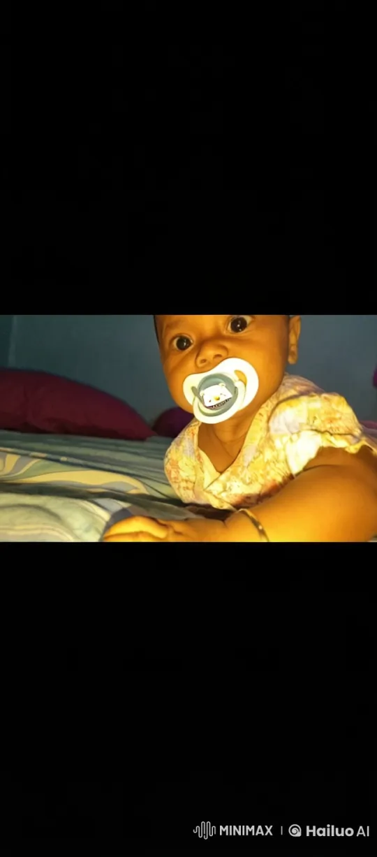 Child Joyfully Dancing on Bed in Cozy Room – AI Generated Video | Hailuo AI