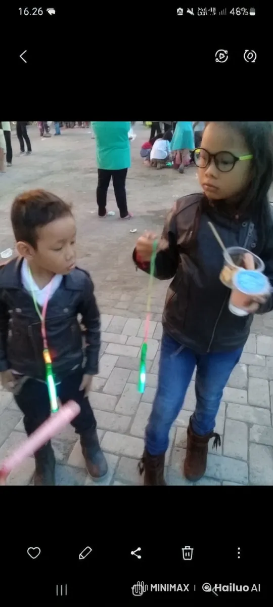 Children's Playful Kung Fu Performance at Dusk Street Scene – AI Generated Video | Hailuo AI