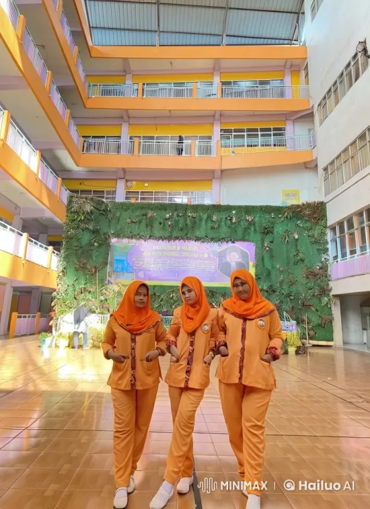 Synchronized Kungfu Performance in Colorful Atrium – AI Generated Video | Hailuo AI