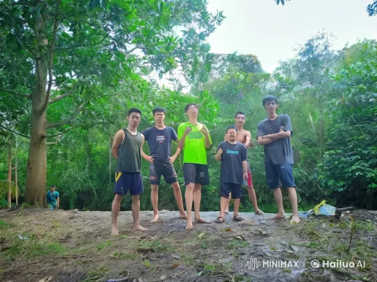 Young Men Practice Kungfu in a Forest Clearing – AI Generated Video | Hailuo AI