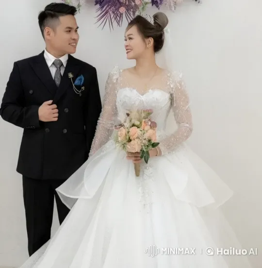 Wedding Fight: Bride and Groom's Martial Arts Showdown – AI Generated Video | Hailuo AI