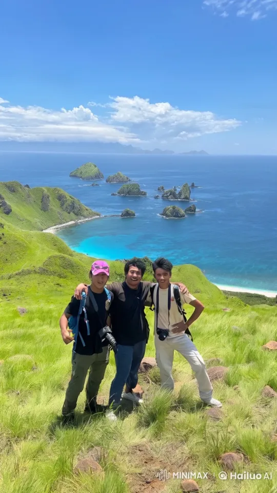 Kung Fu Masters in Lush Landscape – AI Generated Video | Hailuo AI