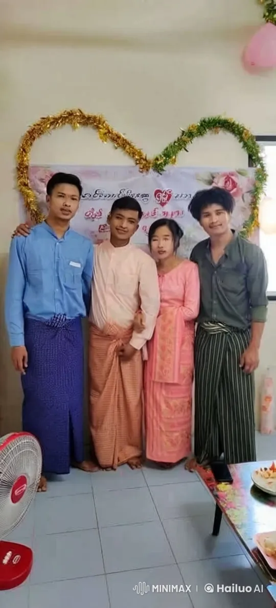 Friends Celebrate with Kung Fu Moves in Festive Attire – AI Generated Video | Hailuo AI