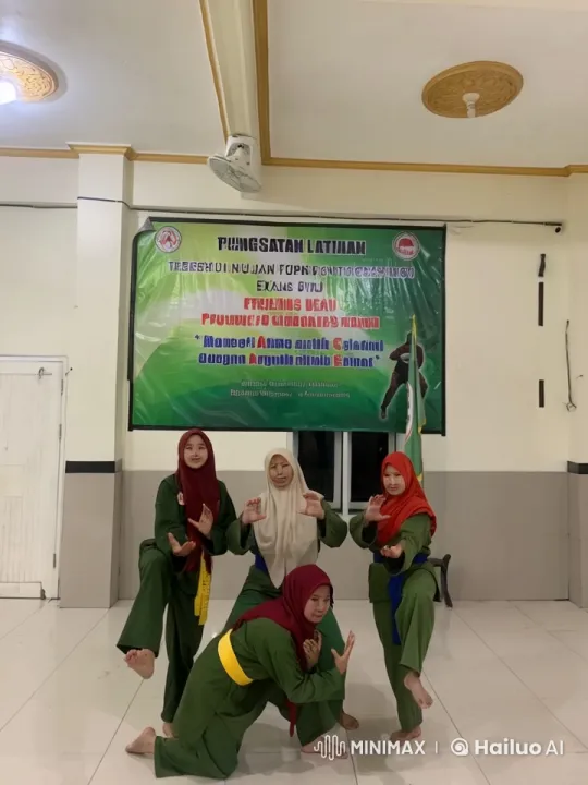 Kung Fu Practitioners Train for Blue Belt Exam – AI Generated Video | Hailuo AI