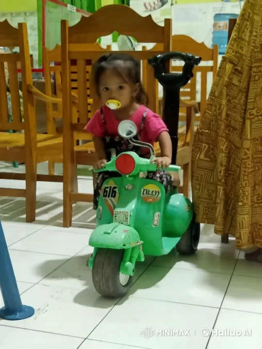 Child Imagines Epic Kung-Fu Battle on Toy Motorcycle – AI Generated Video | Hailuo AI