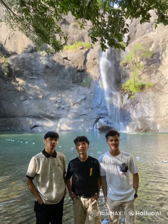 Kung Fu Masters in Tranquil Forest with Waterfall – AI Generated Video | Hailuo AI