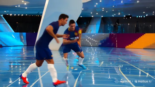 Ronaldo and Messi's Dramatic Sports Interaction – AI Generated Video | Hailuo AI