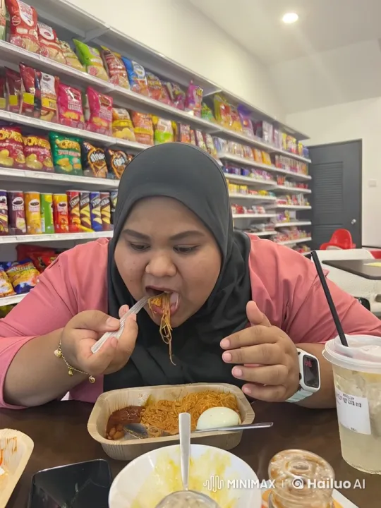 Woman Performs Martial Arts in Snack Store – AI Generated Video | Hailuo AI