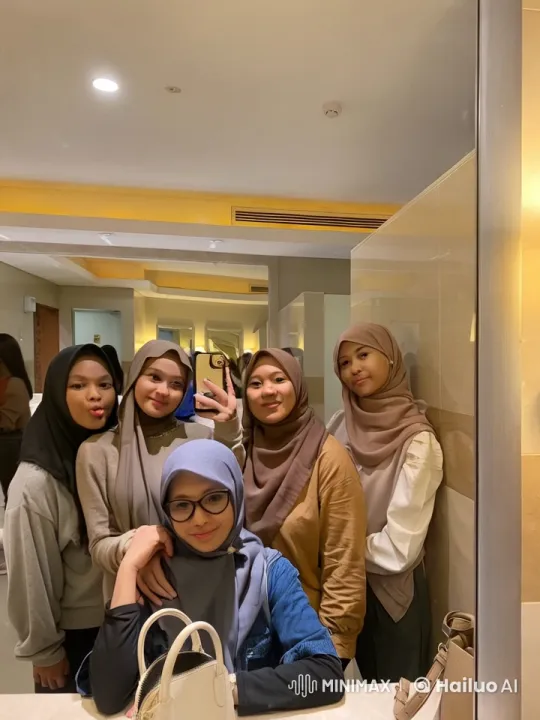 Women in Hijabs Surprise with Kungfu Kick in Restroom – AI Generated Video | Hailuo AI
