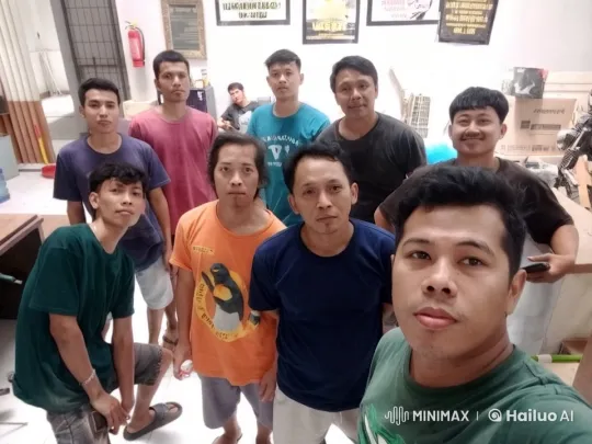 Nine Individuals Showcase Kung Fu Skills in Energetic Display – AI Generated Video | Hailuo AI