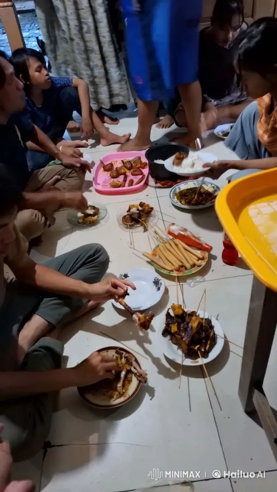 Casual Feast with Unexpected Kungfu Performance – AI Generated Video | Hailuo AI