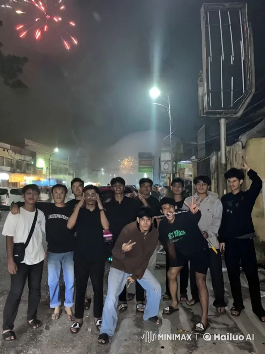Nighttime Kung Fu Display with Fireworks Background – AI Generated Video | Hailuo AI