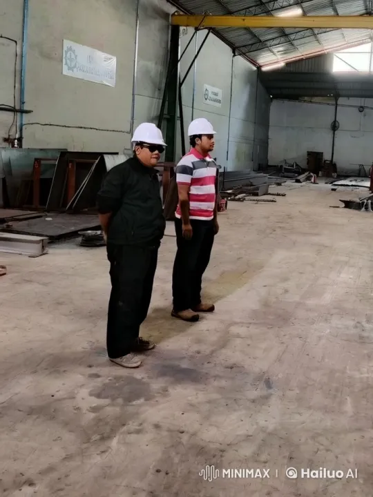 Industrial Warehouse Workers Surveying Daily Activities – AI Generated Video | Hailuo AI