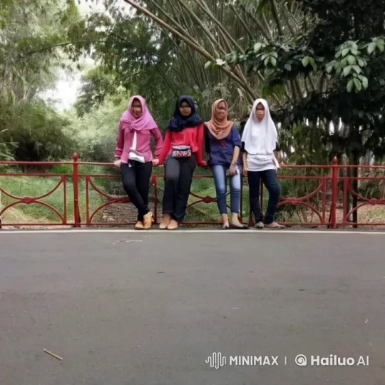 Four Individuals Displaying Kung Fu Skills in Nature – AI Generated Video | Hailuo AI