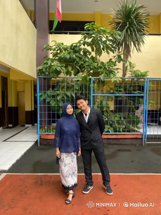 Couple Performs Synchronized Kungfu in Schoolyard – AI Generated Video | Hailuo AI
