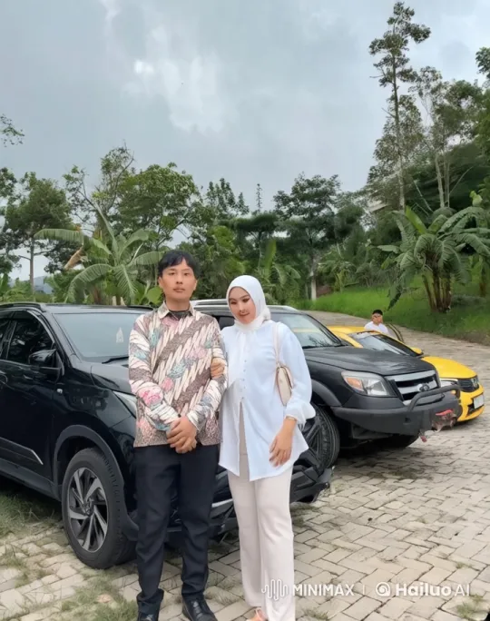 Couple Performs Impressive Kungfu Fight in Front of SUV – AI Generated Video | Hailuo AI