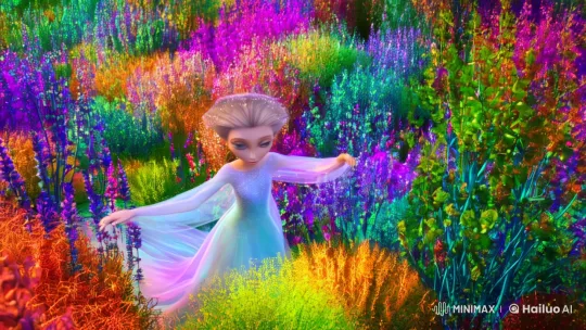 Vibrant Animation: Ethereal Figures in Dreamscape – AI Generated Video | Hailuo AI
