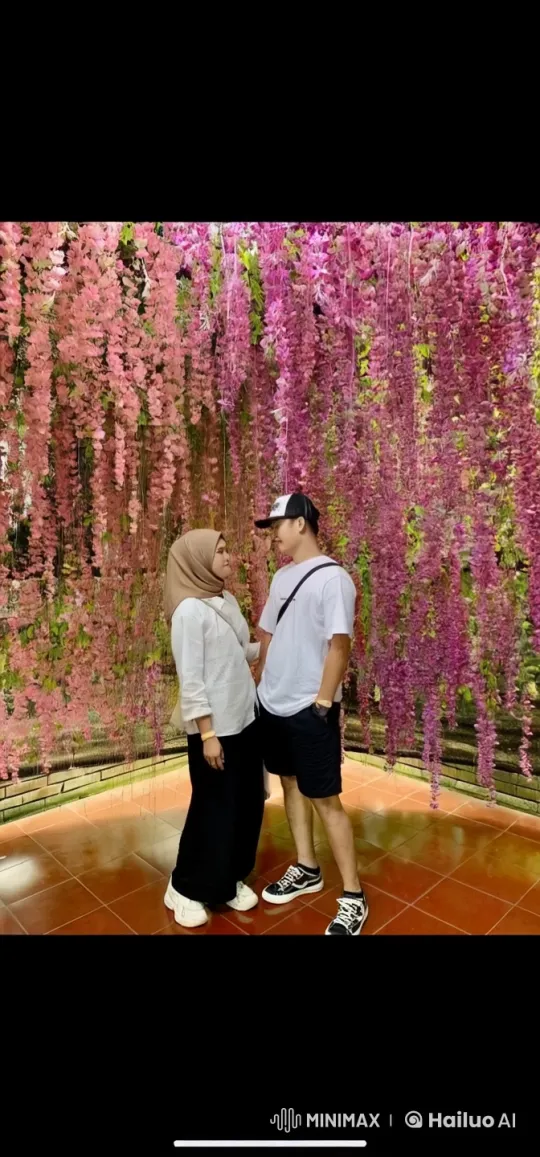 Couple Performs Synchronized Kungfu Under Cascading Flowers – AI Generated Video | Hailuo AI