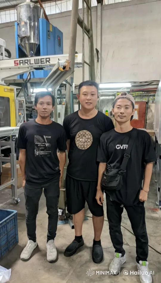 Three Men Perform Kung Fu in Industrial Setting – AI Generated Video | Hailuo AI