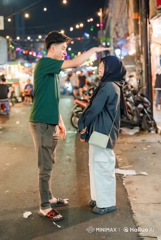 Vibrant Night Market Kungfu Showdown – AI Generated Video | Hailuo AI