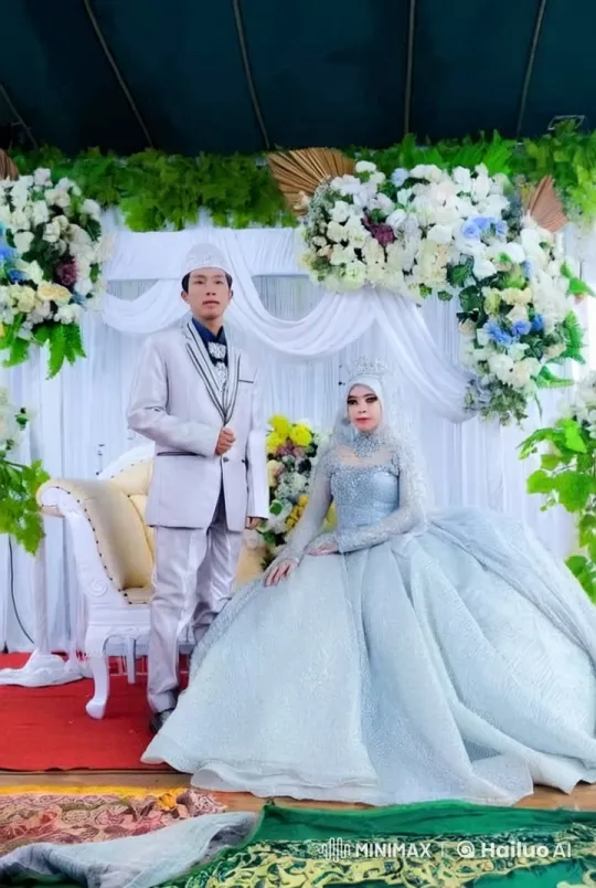 Kungfu Wedding: Elegant Combat in a Floral Setting – AI Generated Video | Hailuo AI