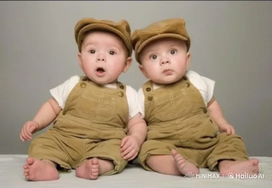 Twin Babies Playfully Mimic Kung Fu – AI Generated Video | Hailuo AI
