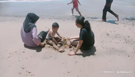 Beach Kungfu Display: Grace Meets Intensity – AI Generated Video | Hailuo AI