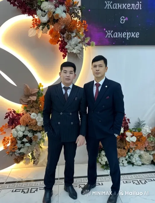 Elegant Martial Arts Display by Two Men in Formal Attire – AI Generated Video | Hailuo AI