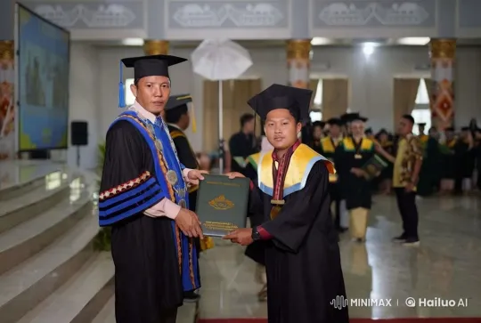 Graduation Ceremony with Unexpected Kung Fu Performance – AI Generated Video | Hailuo AI