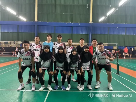 Team Kungfu Performance in Indoor Sports Facility – AI Generated Video | Hailuo AI