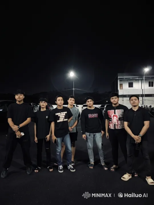 Nighttime Kungfu Display in Parking Lot – AI Generated Video | Hailuo AI