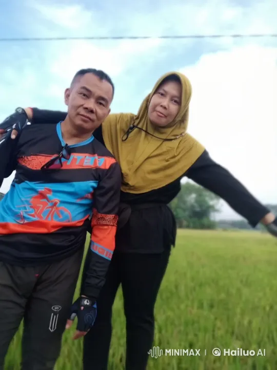 Friends Embrace Joyfully in Serene Landscape – AI Generated Video | Hailuo AI