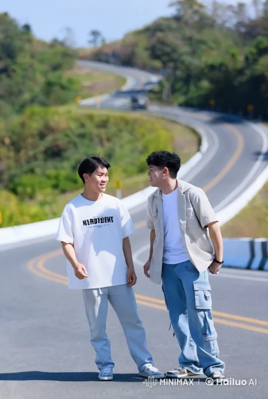 Dynamic Muay Thai Combat on a Scenic Road – AI Generated Video | Hailuo AI